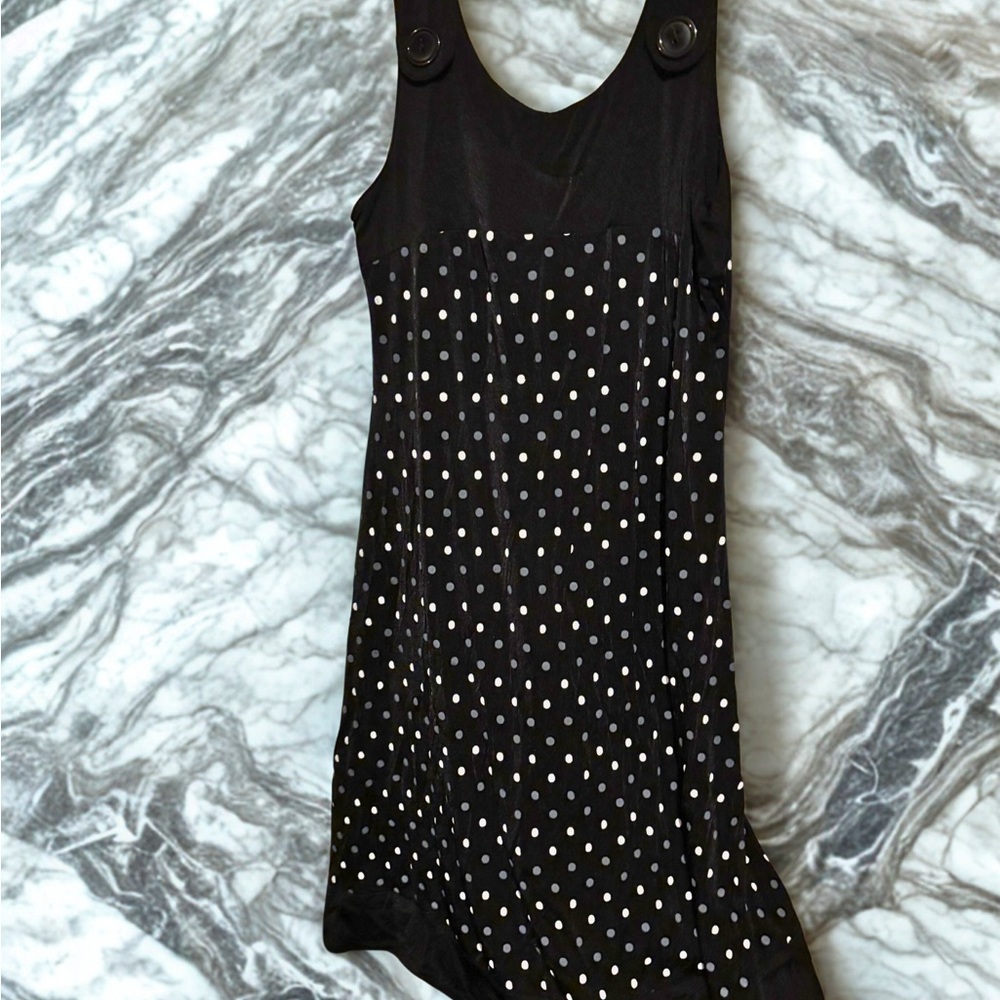 Polka Dot Dress, by Jessica! Stretchy and very figure flattering! EUC****